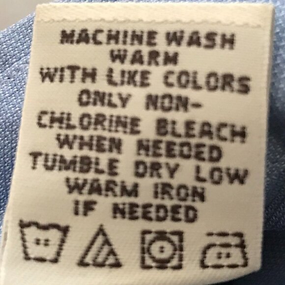 Pronto Uomo Men Light Blue 80s 2 Ply Non Iron Long Sleeve Button Up Shirt - Picture 9 of 12